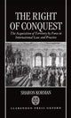 Book cover of: Right of Conquest