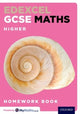 Book cover of: Edexcel GCSE Maths Higher Homework Book (Pack of 15). By: Clare Plass