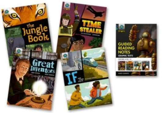 Book cover of: Project X Origins Graphic Texts: Dark Blue Book Band, Oxford Level 15: Mixed Pack of 4. By: Ian MacDonald