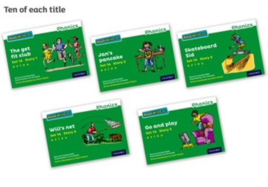 Book cover of: Read Write Inc. Phonics: Green Set 1A Storybooks Pack of 50