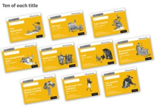 Book cover of: Read Write Inc. Phonics: Yellow Set 5 Core Black & White Storybooks (Pack of 100). By: Gill Munton