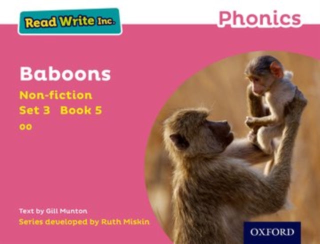Book cover of: Read Write Inc. Phonics: Baboons (Pink Set 3 Non-fiction 5). By: Gill Munton