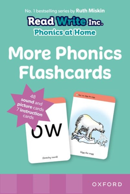 Read Write Inc. Phonics: More Phonics Flashcards 9780198386810 Ruth Miskin
