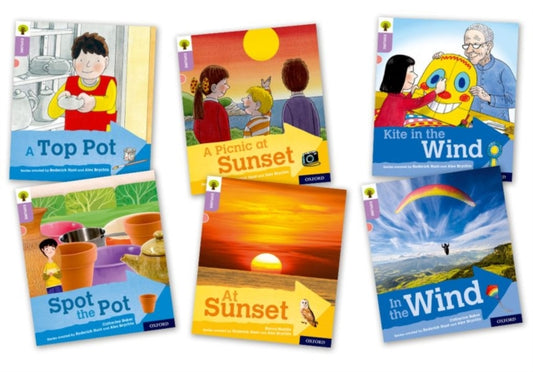 Book cover of: Oxford Reading Tree Explore with Biff, Chip and Kipper: Oxford Level 1+: Mixed Pack of 6. By: Roderick Hunt