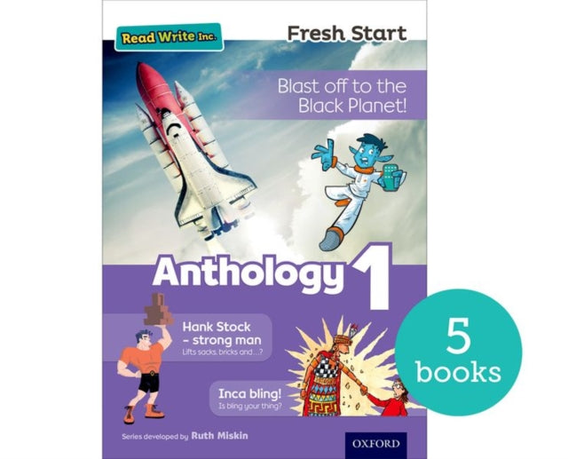 Book cover of: Read Write Inc. Fresh Start: Anthology 1 - Pack of 5. By: Ruth Miskin