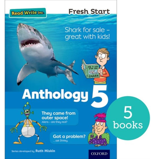 Book cover of: Read Write Inc. Fresh Start: Anthology 5 - Pack of 5. By: Ruth Miskin