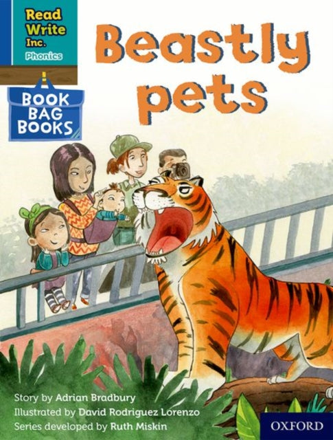 Book cover of: Read Write Inc. Phonics: Beastly pets (Blue Set 6 Book Bag Book 8). By: Ruth Miskin