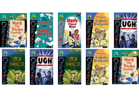 Book cover of: Oxford Reading Tree TreeTops Chucklers: Oxford Levels 16-17: Pack of 36. By: Jeremy Strong