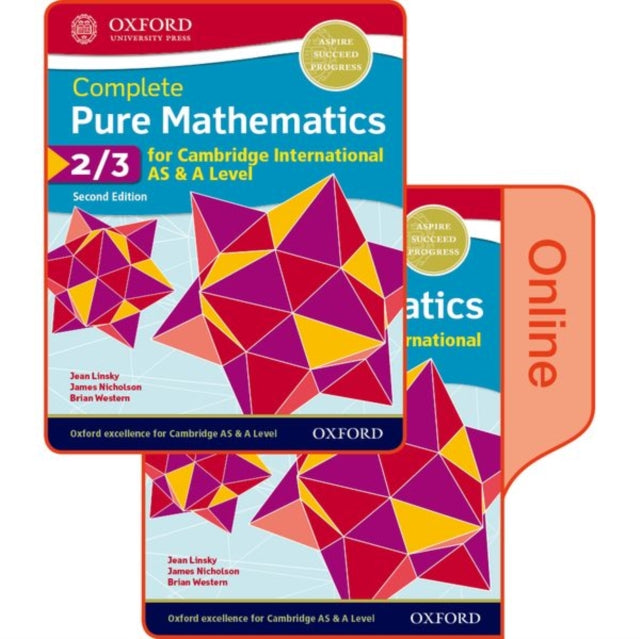 Book cover of: Pure Mathematics 1 for Cambridge International AS & A Level. By: Jean Linsky