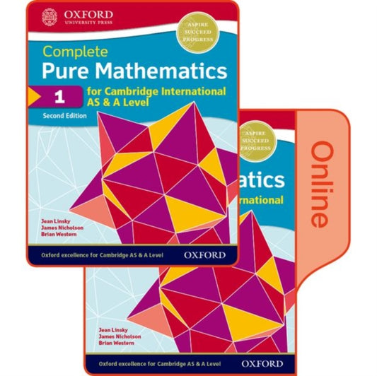 Book cover of: Pure Mathematics 2 & 3 for Cambridge International AS & A Level. By: Jean Linsky