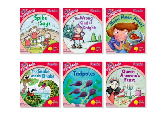 Book cover of: Oxford Reading Tree Songbirds Phonics: Level 4: Class Pack of 36. By: Julia Donaldson