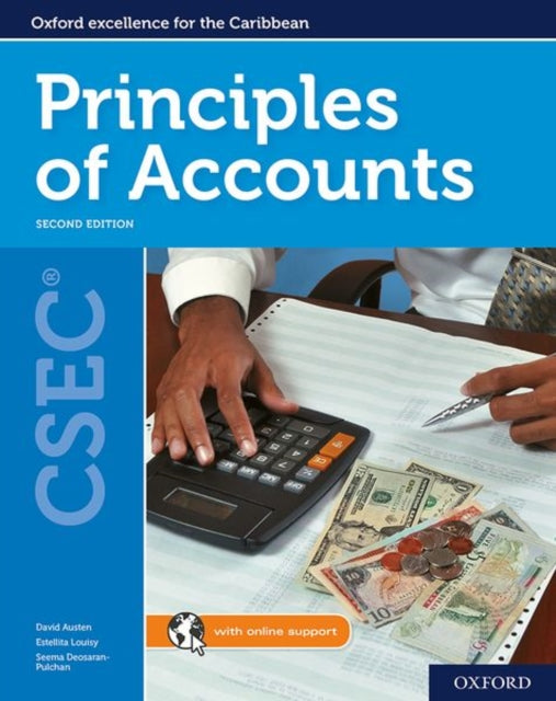 Book cover of: Principles of Accounts for CSEC. By: David Austen