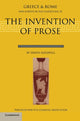 Book cover of: Invention of Prose. By: Simon Goldhill