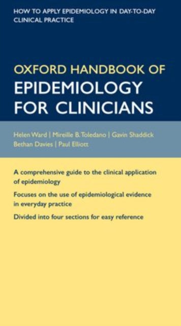 Book cover of: Oxford Handbook of Epidemiology for Clinicians