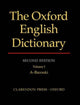 Book cover of: Oxford English Dictionary. By: J. A. Simpson