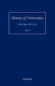 Book cover of: History of Universities. By: Mordechai Feingold