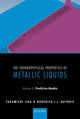 Book cover of: Thermophysical Properties of Metallic Liquids. By: Takamichi Iida