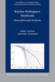 Book cover of: Krylov Subspace Methods. By: Jörg Liesen