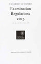 Book cover of: University of Oxford Examination Regulations 2015