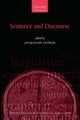 Book cover of: Sentence and Discourse. By: Jacqueline Guéron