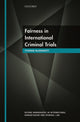 Book cover of: Fairness in International Criminal Trials. By: Yvonne McDermott