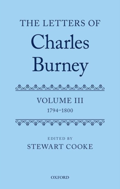 The Letters of Dr Charles Burney