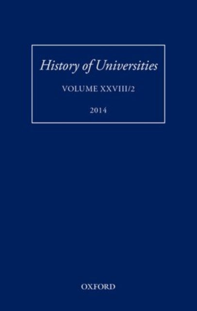 Book cover of: History of Universities. By: Mordechai Feingold