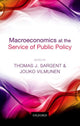 Book cover of: Macroeconomics at the Service of Public Policy. By: Thomas J. Sargent