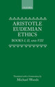 Book cover of: Eudemian Ethics Books I, II, and VIII