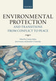 Book cover of: Environmental Protection and Transitions from Conflict to Peace