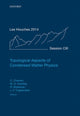 Book cover of: Topological Aspects of Condensed Matter Physics