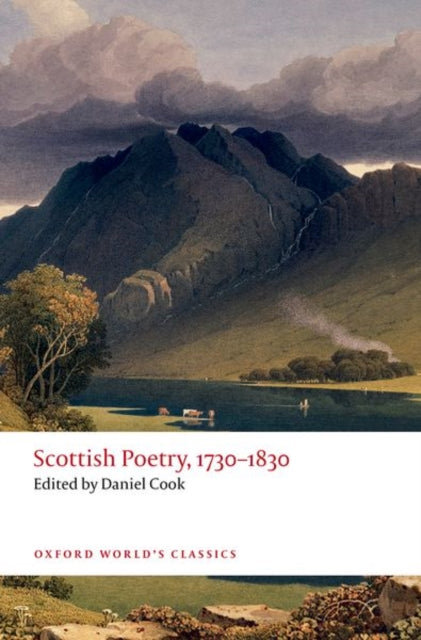 Book cover of: Scottish Poetry, 1730-1830. By: Daniel Cook