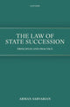 Book cover of: Law of State Succession. By: Arman Sarvarian