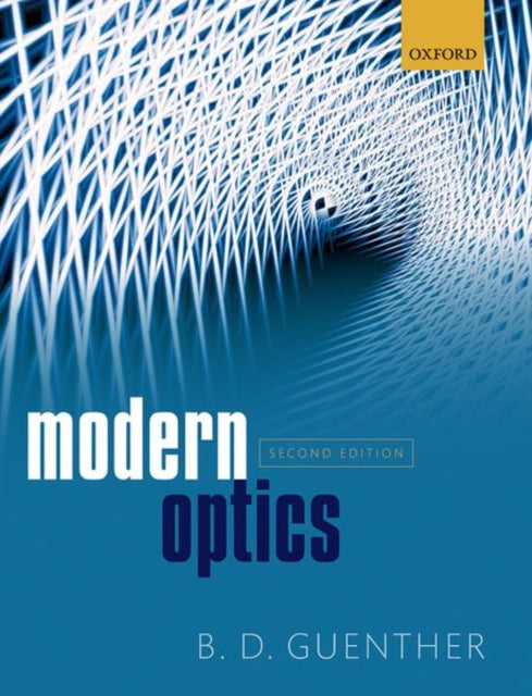 Book cover of: Modern Optics, 2nd edition. By: B. D. Guenther