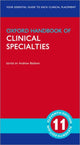 Book cover of: Oxford Handbook of Clinical Specialties. By: Andrew Baldwin