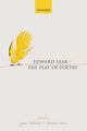 Book cover of: Edward Lear and the Play of Poetry. By: James Williams