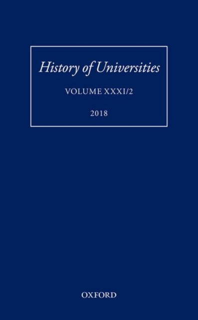 Book cover of: History of Universities. By: Mordechai Feingold