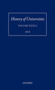 Book cover of: History of Universities. By: Mordechai Feingold