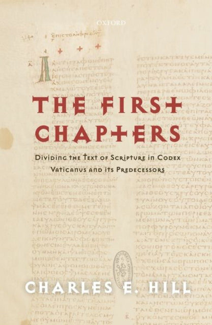 Book cover of: First Chapters. By: Charles E. Hill