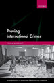 Book cover of: Proving International Crimes. By: Yvonne McDermott