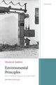 Book cover of: Environmental Principles. By: Nicolas de Sadeleer