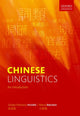 Book cover of: Chinese Linguistics. By: Giorgio Francesco Arcodia