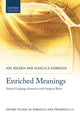 Book cover of: Enriched Meanings. By: Ash Asudeh
