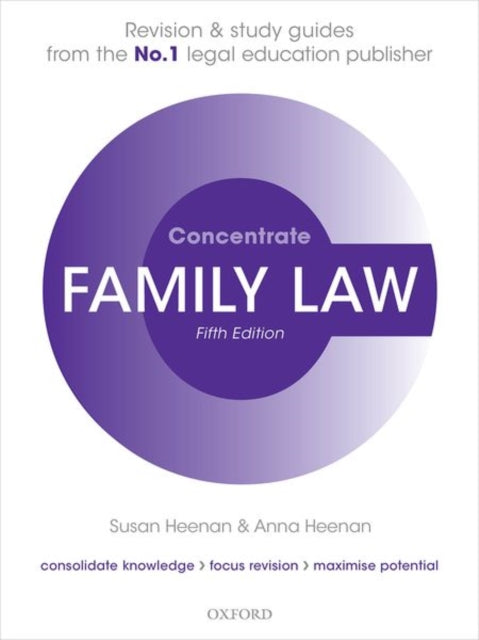 Book cover of: Family Law Concentrate. By: Susan Heenan