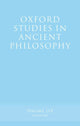 Book cover of: Oxford Studies in Ancient Philosophy, Volume 59. By: Victor Caston