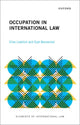 Book cover of: Occupation in International Law. By: Eyal Benvenisti