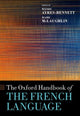 Book cover of: Oxford Handbook of the French Language. By: Wendy Ayres-Bennett