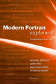 Book cover of: Modern Fortran Explained. By: Michael Metcalf