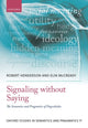 Book cover of: Signaling without Saying