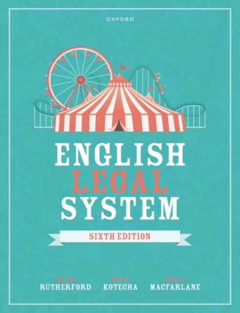 Book cover of: English Legal System. By: Helen Rutherford